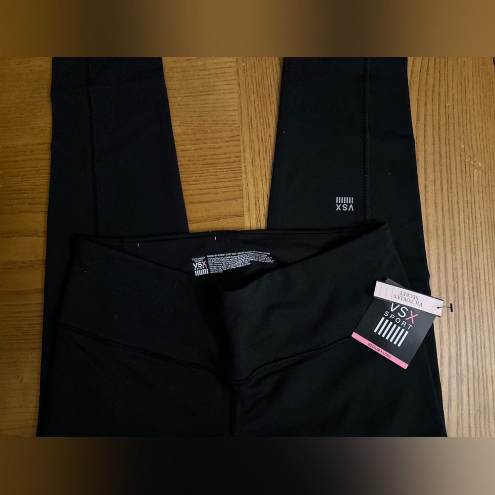 NWT VS VSX Sport TIGHTS LEGGINGS BLACK MED LONG Body Wick - Picture 7 of 9